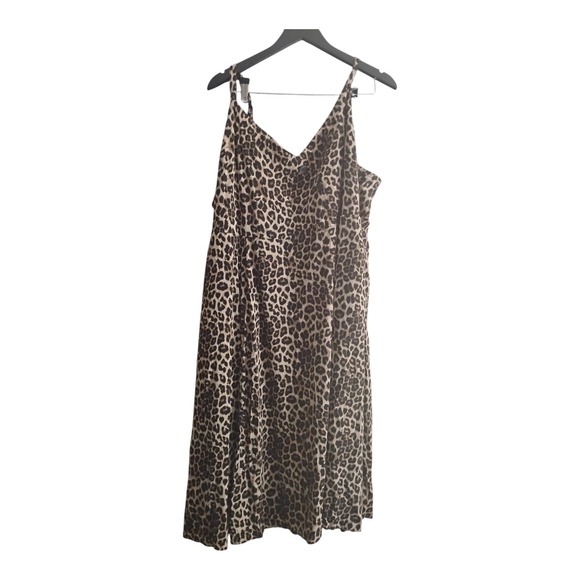 Torrid Curve Dresses & Skirts - Torrid Plus Size Leopard Print Cami Dress Size 4X